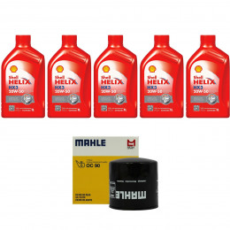 Kit Troca Óleo Shell 20w50 Gm Kadett 1.8 8V 1989/1998 2.0 8V 1994/2000