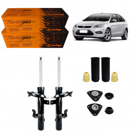 2 Amortecedores Dianteiros Cofap + Kits Ford Focus 2008/2013