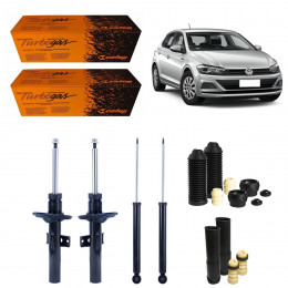 4 Amortecedores Cofap + Kits Sampel Vw Polo Virtus 2018/