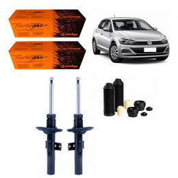 2 Amortecedores Dianteiros Cofap + Kits Sampel Vw Polo Virtus 2018/