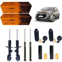 4 Amortecedores Cofap + Kits Hyundai Hb20 1.0 1.6 2016/2019