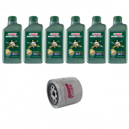 Kit Troca Óleo Castrol 10w30 Jeep Grand Cherokee 4.7 V8 1999/2005