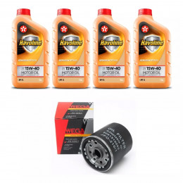 Kit Troca Óleo Havoline 15w40 Effa M100 1.0 8V 2006/