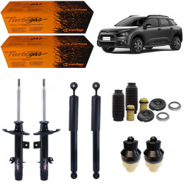 4 Amortecedores Cofap + Kits Sampel Citroen C4 Cactus 2018/2021