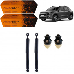 2 Amortecedores Traseiros Cofap + Kits Citroen C4 Cactus 2018/2021