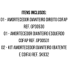 2 Amortecedores Dianteiros Cofap + Kit Suspensão Versa 11/20 - 3