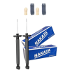 2 Amortecedores Traseiros Nakata + Kits Escort Sw 96/03 - 1