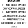 2 Amortecedores Dianteiros Cofap + Kits Suspensão Versa 21/ - 3
