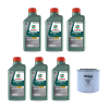 Kit Troca Óleo Castrol 5W30 Grand Cherokee 4.7 V8 2008/2009 - 1