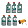Kit Troca Óleo Castrol 5W30 Volvo C30 2.4 2006 - 1