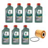 Kit Troca Óleo Castrol SUV 5W30 Volvo S80 4.4 2007/2010 - 1
