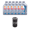 Kit Troca Óleo Shell 5w30 Ford Edge 3.5 V6 Duratec 2008/2015 - 1