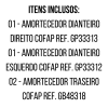 4 Amortecedores Cofap Hyundai Santa Fé 2010/2012 - 4