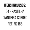Pastilhas Dianteiras Cobreq Corolla 21/ RAV-4 2.0 13/ N2168 - 4