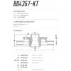 Disco Dianteiro Fremax Ford E100 Econoline 80/93 (Par) BD4357KT - 3