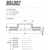 Disco Dianteiro Fremax Ford F4000 98/ (Par) BD4002 - 3
