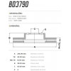 Disco Dianteiro Fremax Ford Royale 94/96 (Par) BD3790 - 3