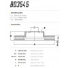 Disco Dianteiro Fremax Gm Cobalt 11/ (Par) BD3545 - 3