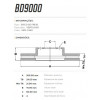 Disco Dianteiro Fremax Gm Corsa Hatch 02/09 (Par) BD9000 - 3