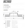 Disco Dianteiro Fremax Honda Fit 04/08 (Par) BD3900 - 3