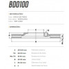 Disco Dianteiro Fremax Hyundai H100 94/99 (Par) BD0100 - 3