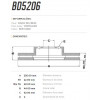 Disco Dianteiro Fremax Hyundai Hb20 13/ (Par) BD5206 - 3