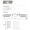 Disco Dianteiro Fremax Kia Bongo 97/12 (Par) BD2700 - 4