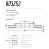 Disco Dianteiro Fremax Kia Sephia 93/01 (Par) BD3253 - 3
