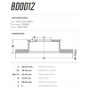 Disco Dianteiro Fremax Mercedes 710 Tds.Mod. 96/03 (Par) BD0012 - 3