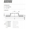 Disco Dianteiro Fremax Mercedes C63 Amg 08/ (Par) BD0906 - 3