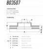 Disco Dianteiro Fremax Mercedes Ml320 07/09 (Par) BD3507 - 3