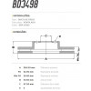 Disco Dianteiro Fremax Mercedes Ml350 10/15 (Par) BD3498 - 3