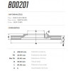 Disco Dianteiro Fremax Mitsubishi L200 91/02 (Par) BD0201 - 3