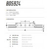Disco Dianteiro Fremax Mitsubishi Lancer 10/ (Par) BD5924 - 3