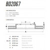 Disco Dianteiro Fremax Nissan Frontier  98/00 (Par) BD2067 - 3