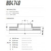 Disco Dianteiro Fremax Nissan March 12/ (Par) BD4740 - 3