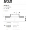 Disco Dianteiro Fremax Peugeot Expert Turbo 18/ (Par) BD4605 - 3