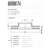 Disco Dianteiro Fremax Ssangyong Actyon 07/15 (Par) BD8674 - 3