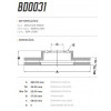 Disco Dianteiro Fremax Subaru Impreza 93/11 (Par) BD0031 - 3