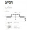 Disco Dianteiro Fremax Subaru Tribeca 08/12 (Par) BD7080 - 3