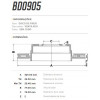 Disco Traseiro Fremax Bmw 135 09/12 (Par) BD0905 - 3