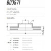 Disco Traseiro Fremax Bmw 328 12/ (Par) BD3571 - 3