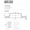 Disco Traseiro Fremax Chrysler 300M 98/01 (Par) BD5356 - 3