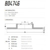 Disco Traseiro Fremax Citroên C3 03/12 (Par) BD4746 - 3