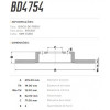 Disco Traseiro Fremax Citroën C5 01/08 (Par) BD4754 - 3