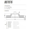 Disco Traseiro Fremax Fiat Ducato 18/ (Par) BD7076 - 3