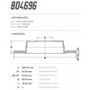 Disco Traseiro Fremax Fiat Ducato 97/99 (Par) BD4696 - 3