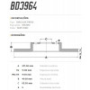 Disco Traseiro Fremax Ford Focus 16V Titanium 14/ (Par) BD3964 - 3