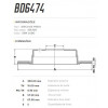 Disco Traseiro Fremax Mercedes C180 Cgi 11/12 (Par) BD6474 - 3