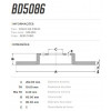 Disco Traseiro Fremax Mitsubishi Lancer 10/ (Par) BD5086 - 3